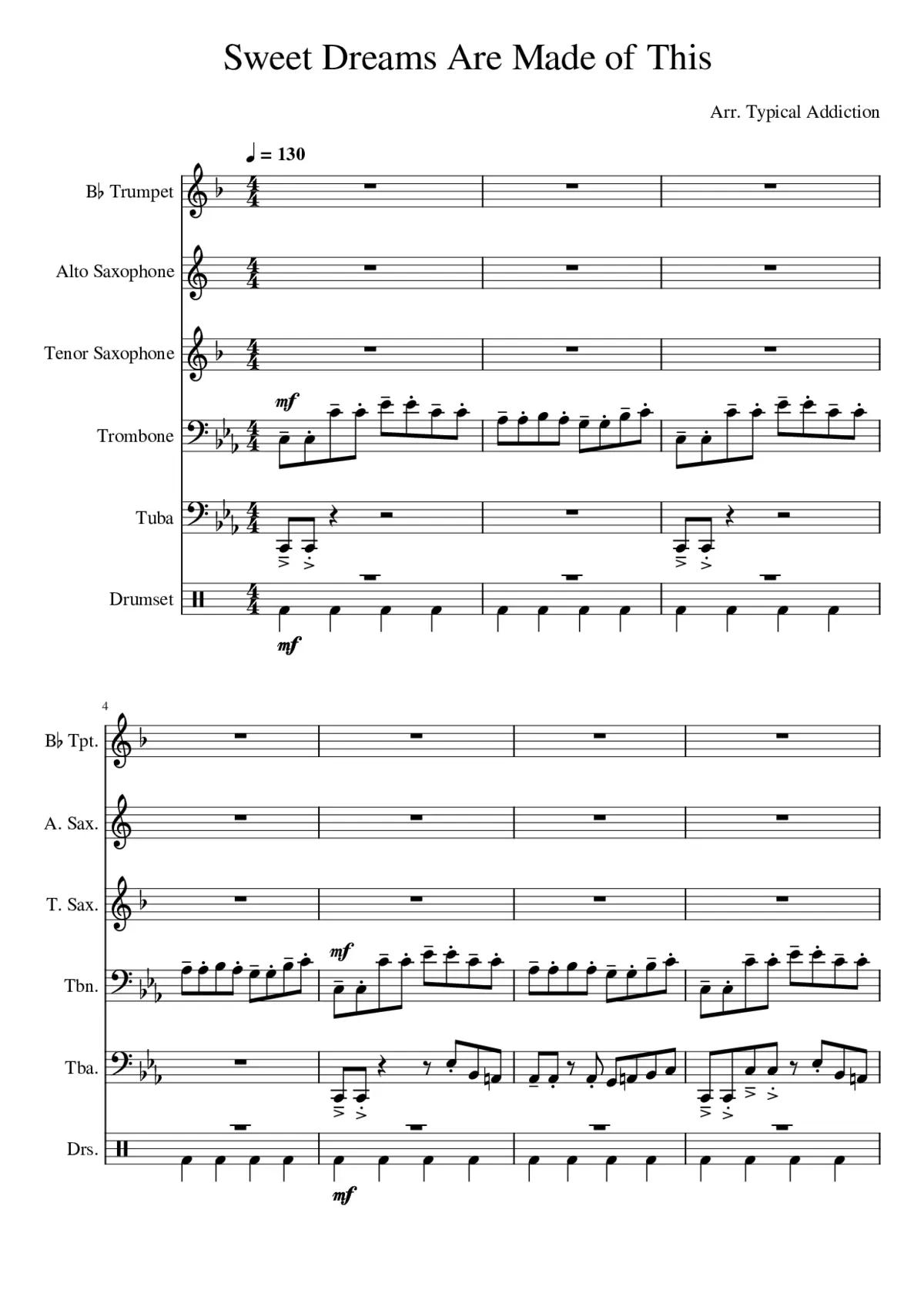 Sweet Dreams (Are Made of This) - Page 1