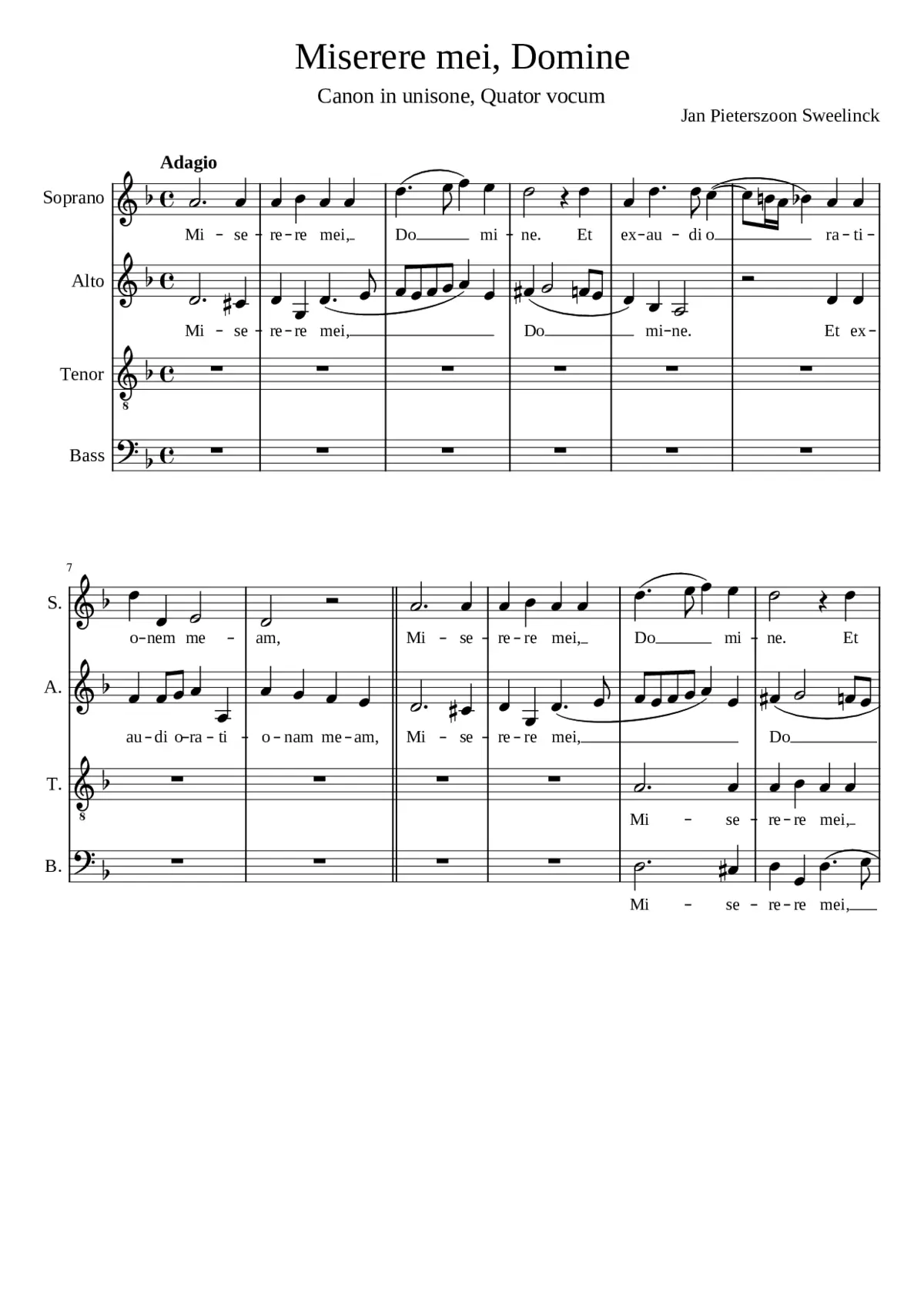 Miserere mei - Page 1