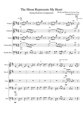 the moon represents my heart