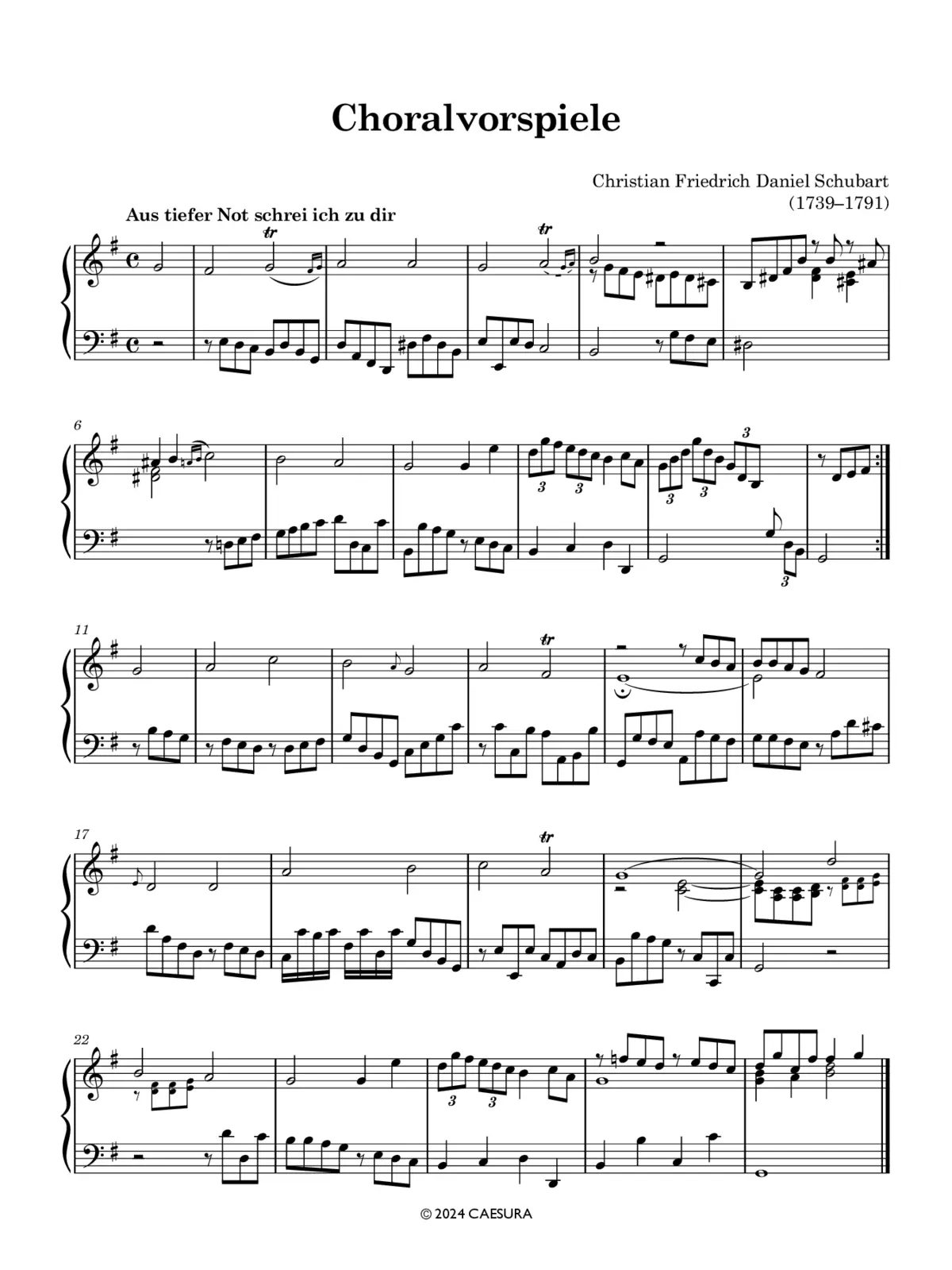 3 Choralvorspiele - Page 1