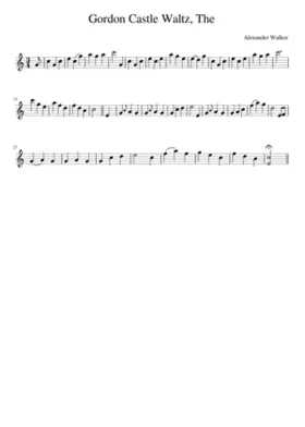 The Gordon Castle Waltz