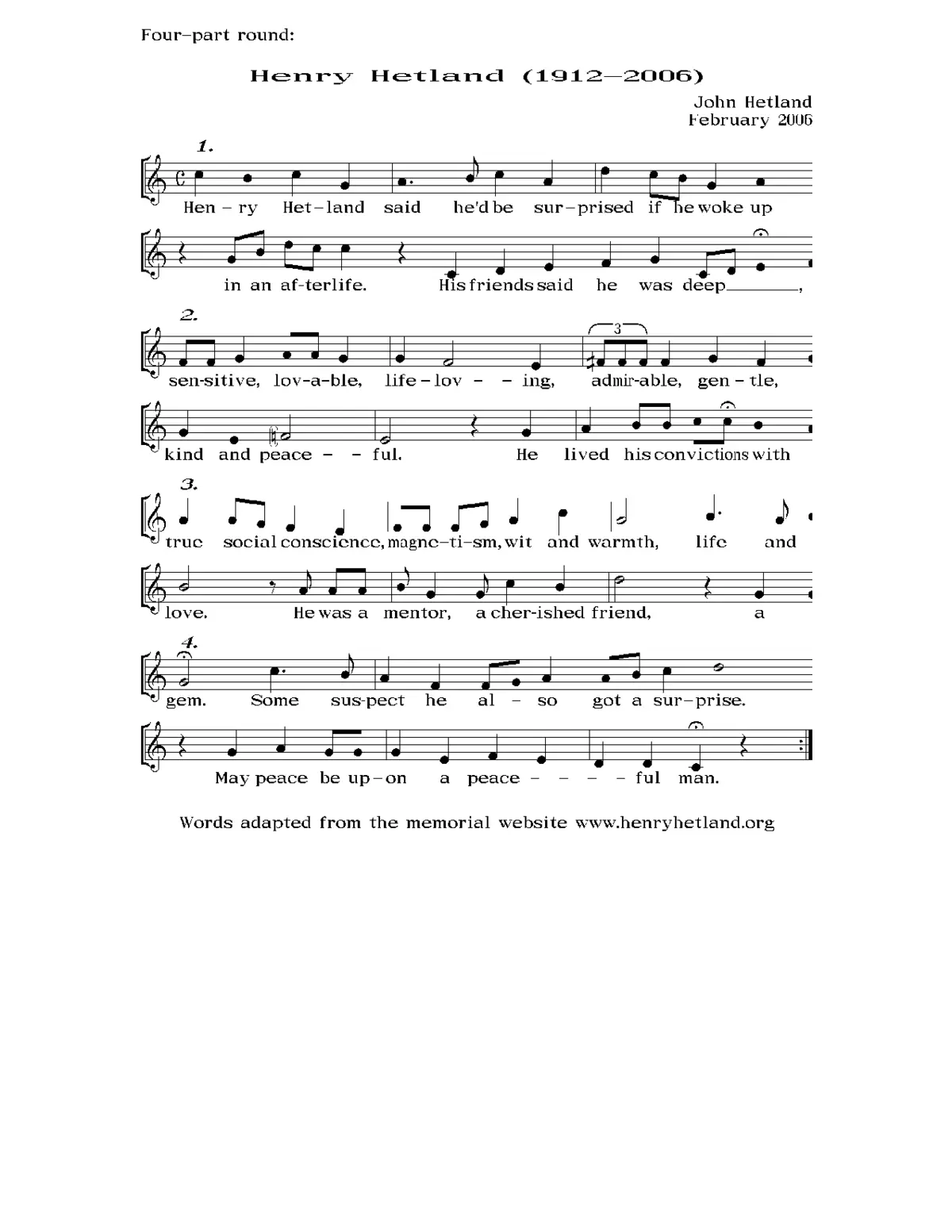 Henry Hetland - Page 1