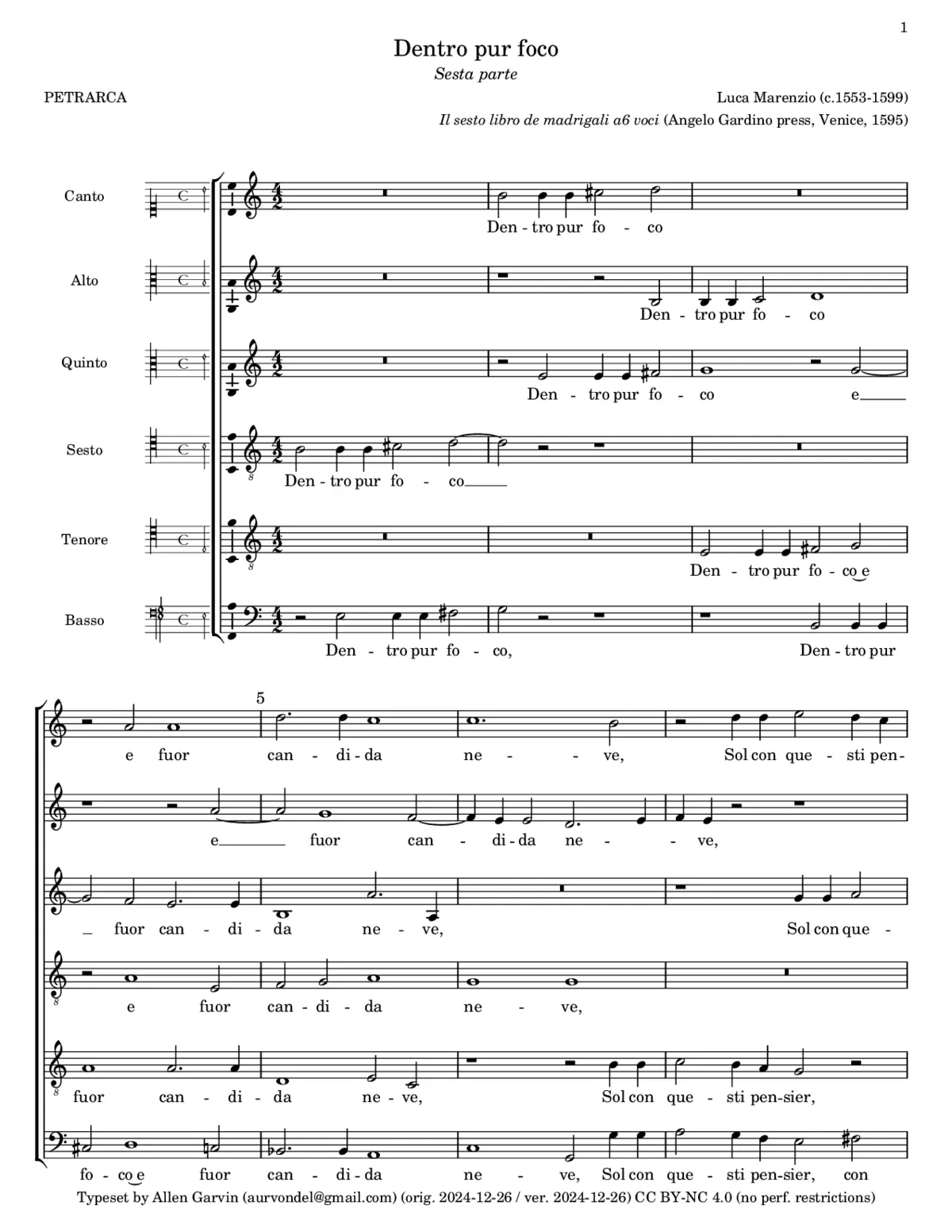 Dentro pur foco - Page 1