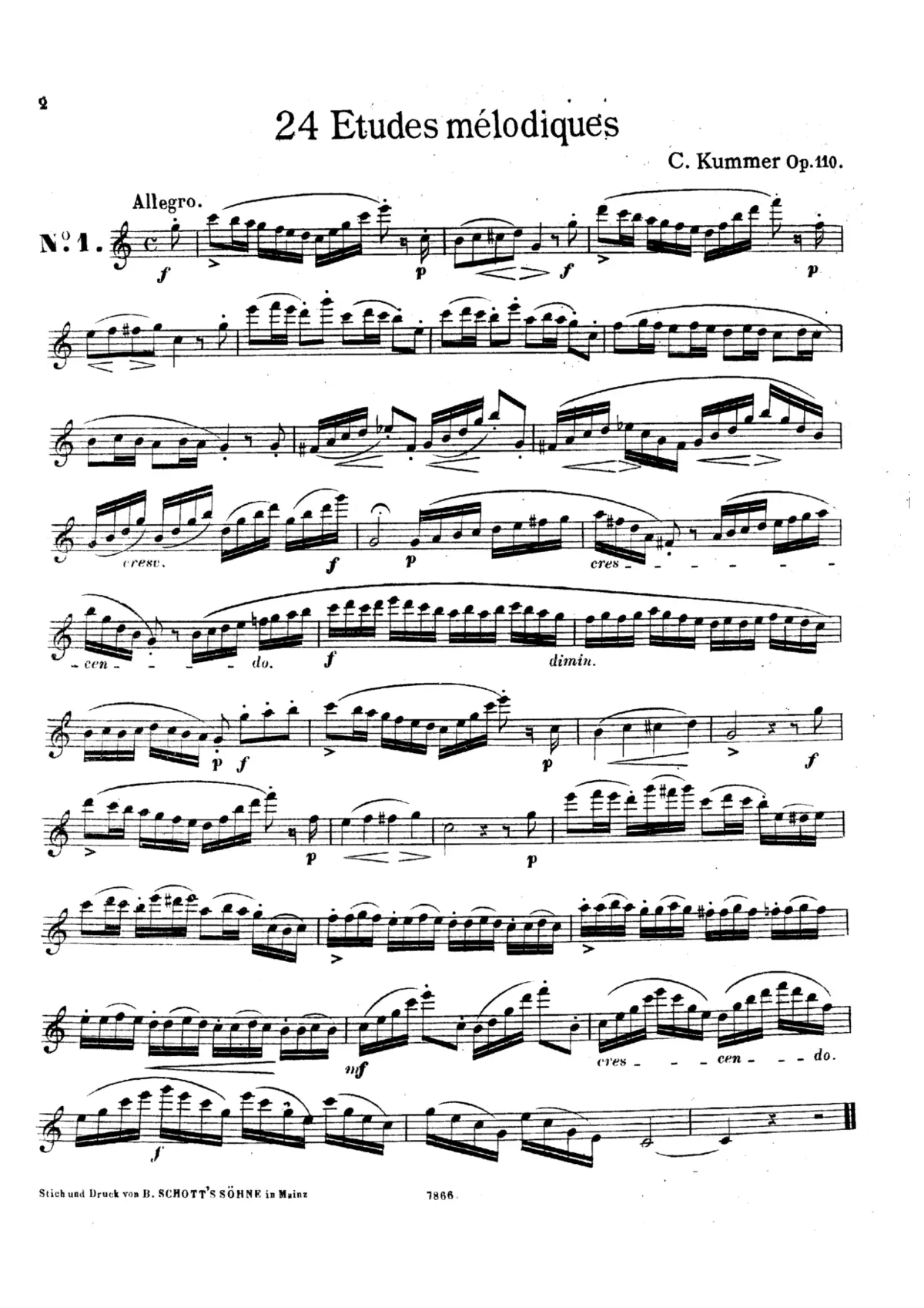 24 Etudes mélodiques - Page 1