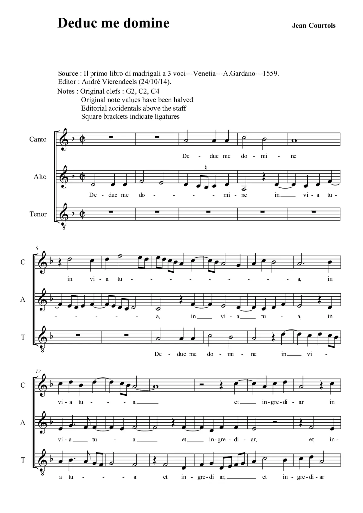 Deduc me Domine - Page 1