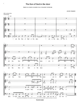 The Son of God in the door