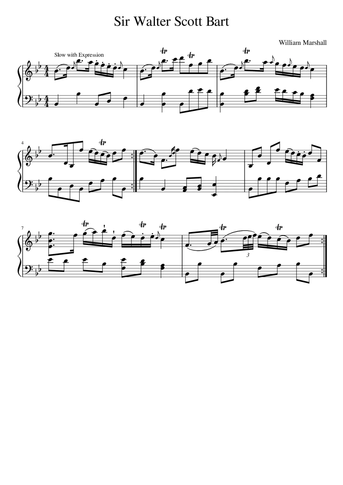 Sir Walter Scott Bart - Page 1