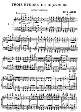 3 Improvisations dans le Style brillant