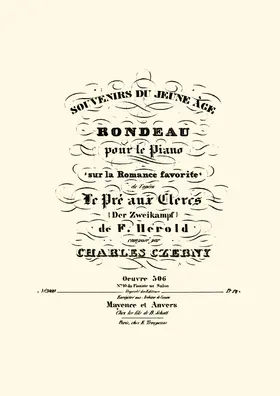 Souvenirs du jeune âge