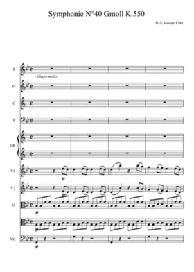 Symphony No.40 in G minor K.550
