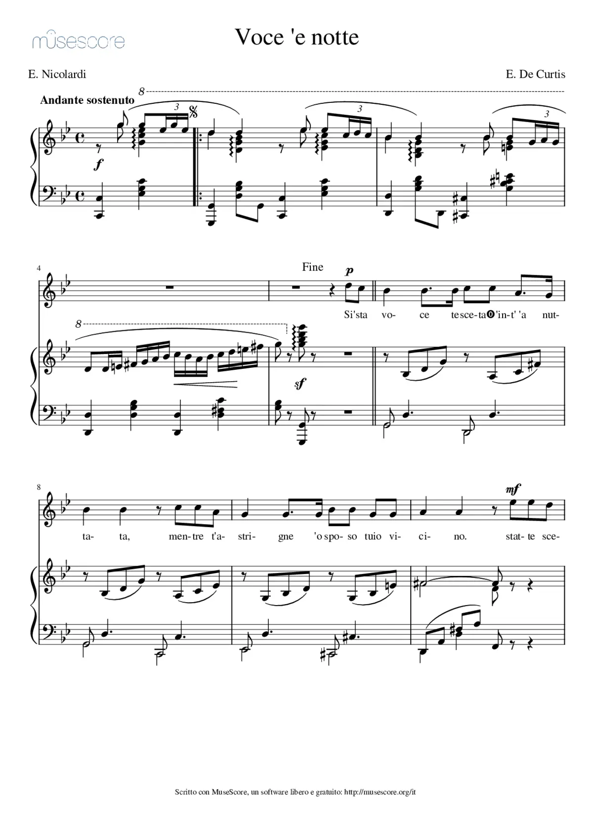 Voce 'e notte - Page 1