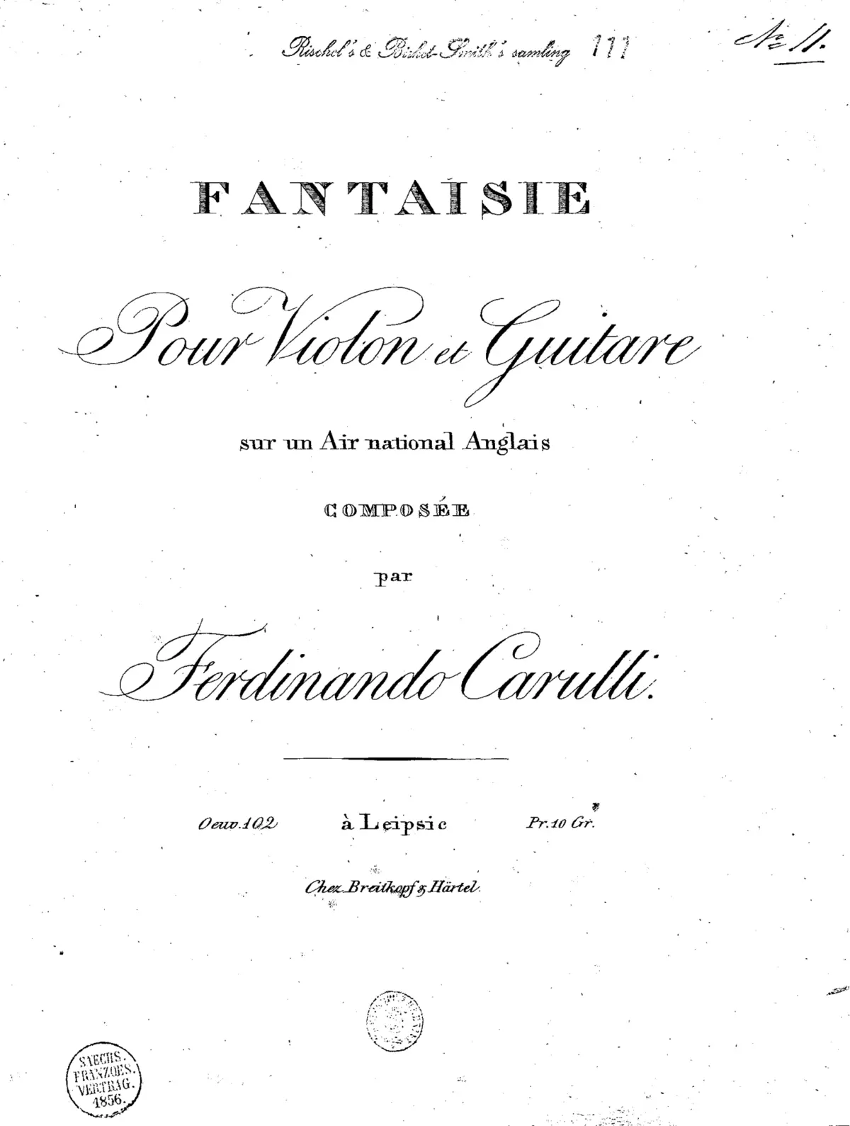Fantaisie sur un air national anglais - Page 1