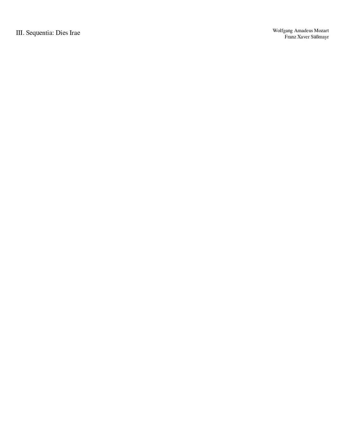 Requiem in D minor K.626 - Page 1