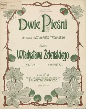 2 Pieśni do słów Kazimierza Tetmajera