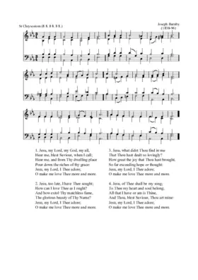 Jesu, my Lord, my God, my all