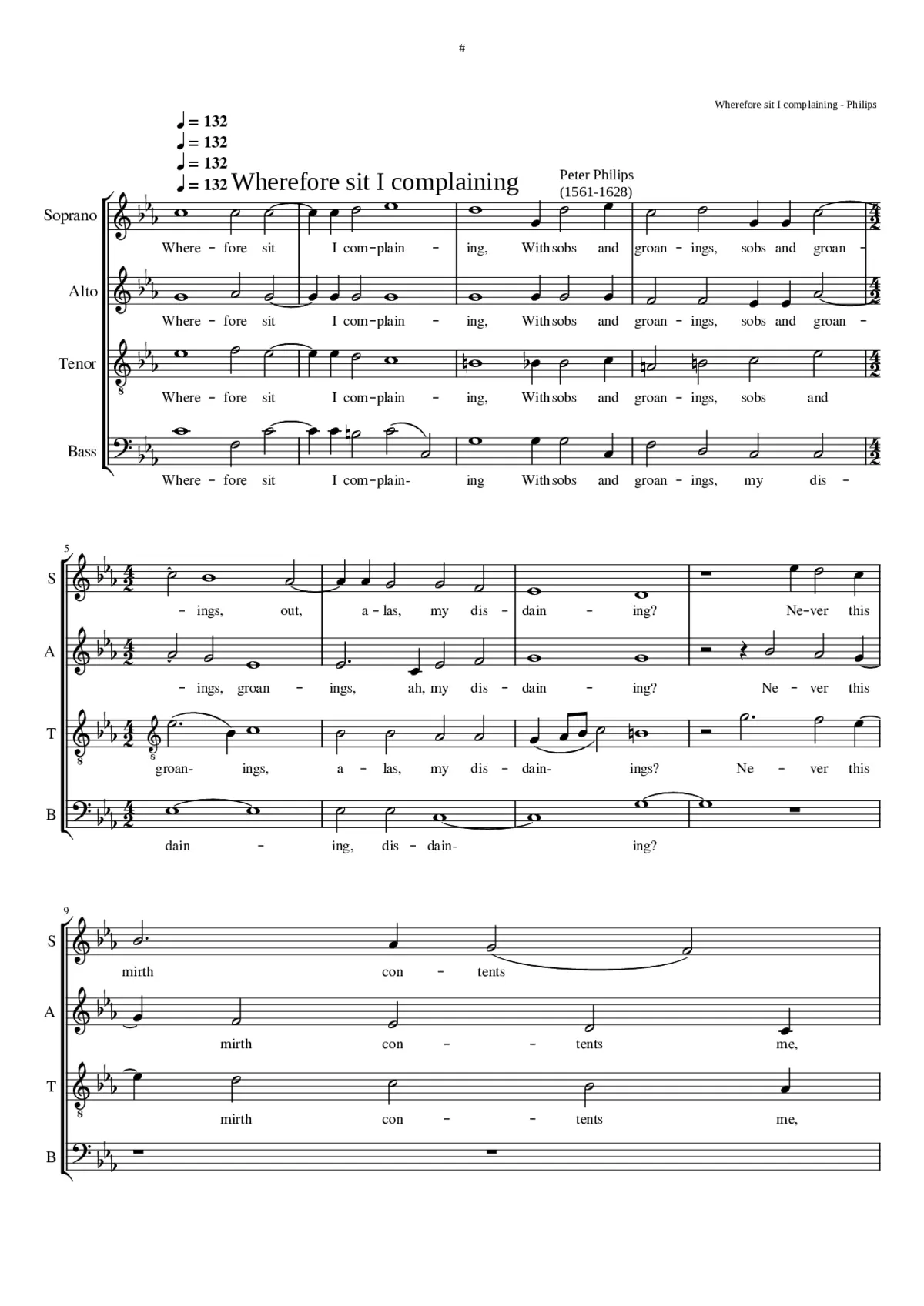 Wherefore sit I complaining? - Page 1