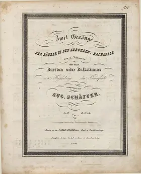 2 Gesänge