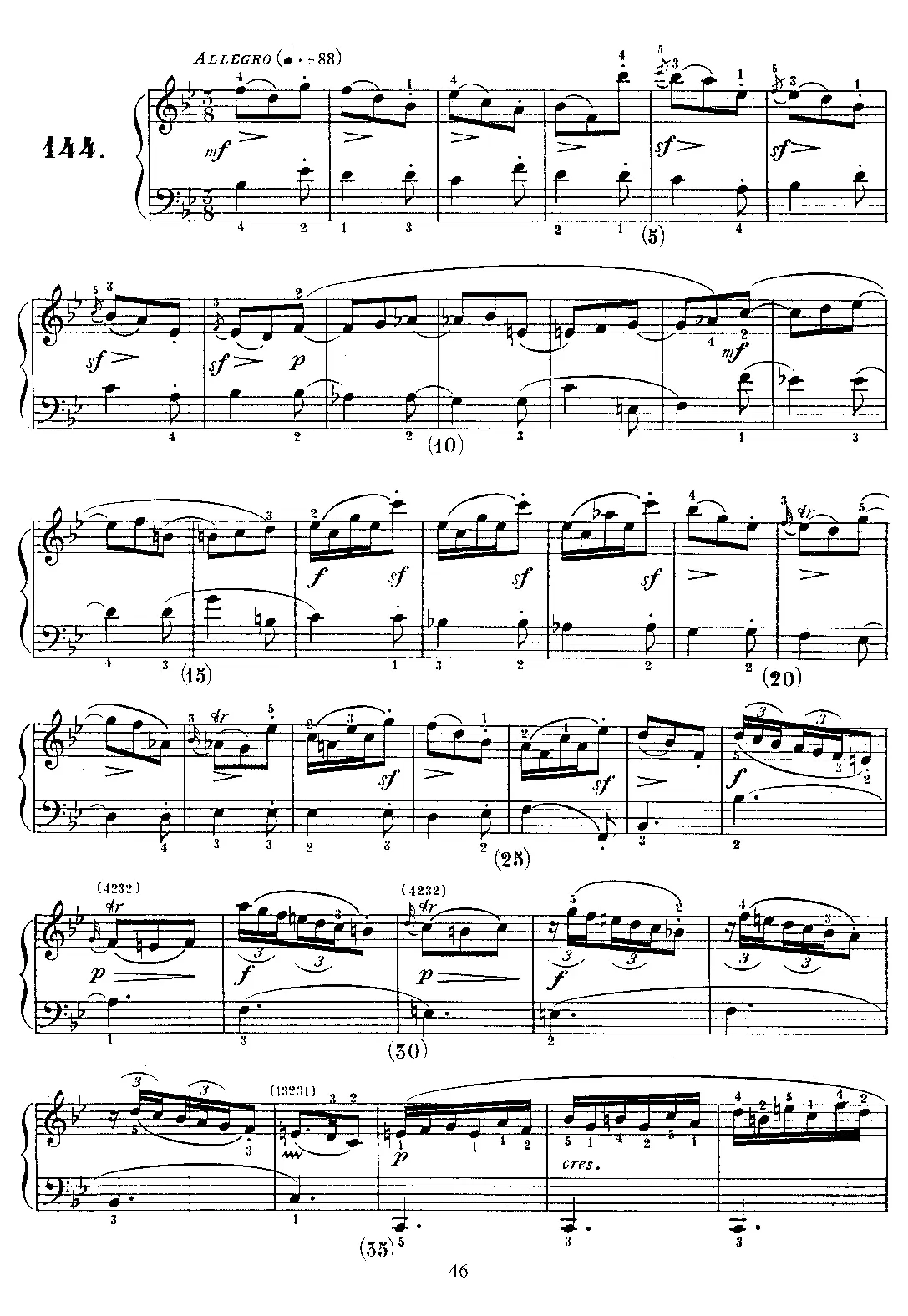 Keyboard Sonata in B-flat major - Page 1