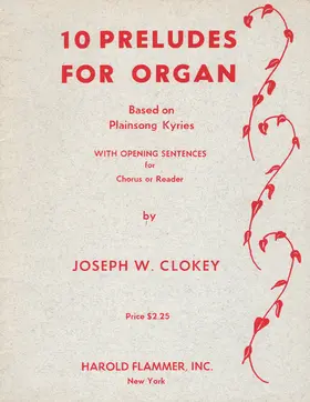 10 Preludes for Organ based on Plainsong Kyries