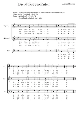 Due ninfe e duo pastori