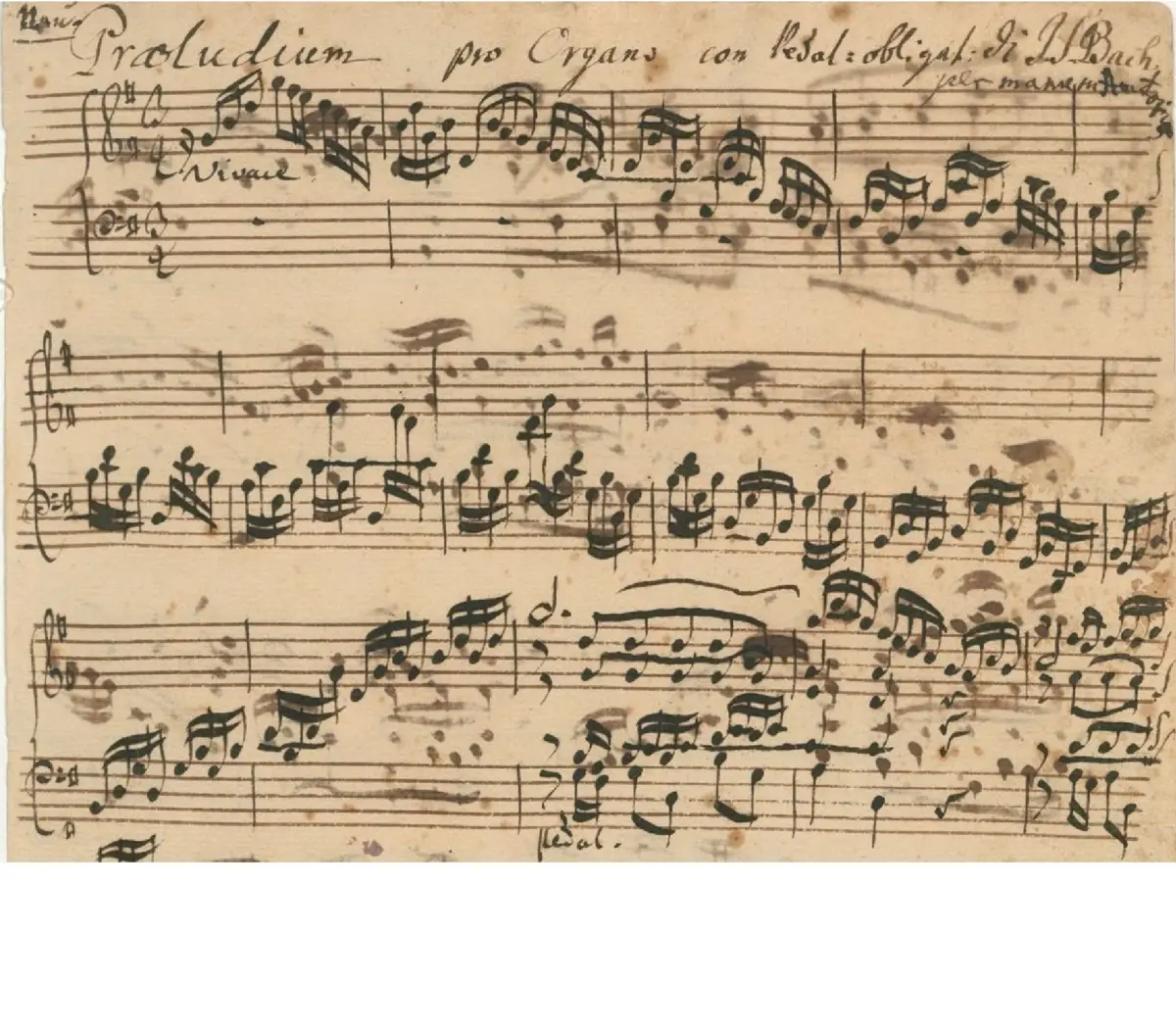 Prelude and Fugue in G major BWV 541 - Page 1