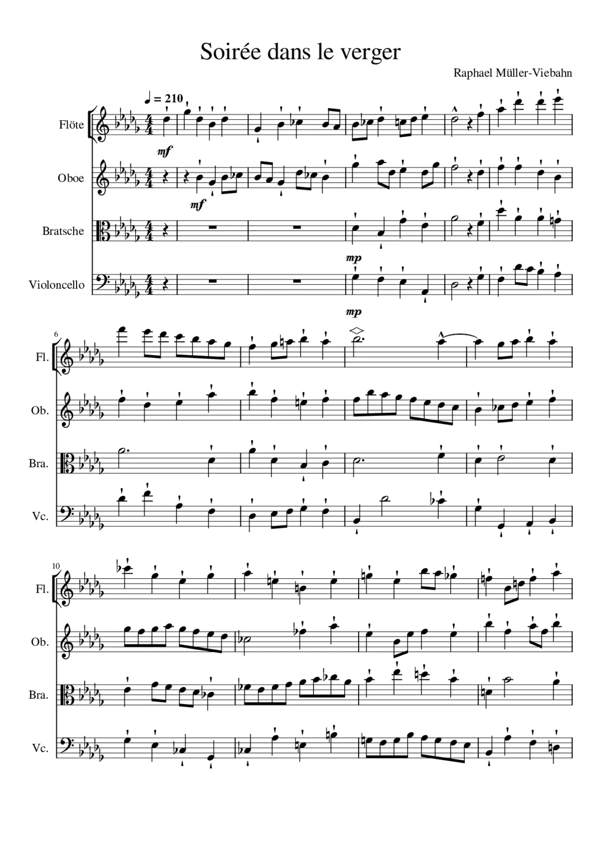 Soirée dans le verger - Page 1