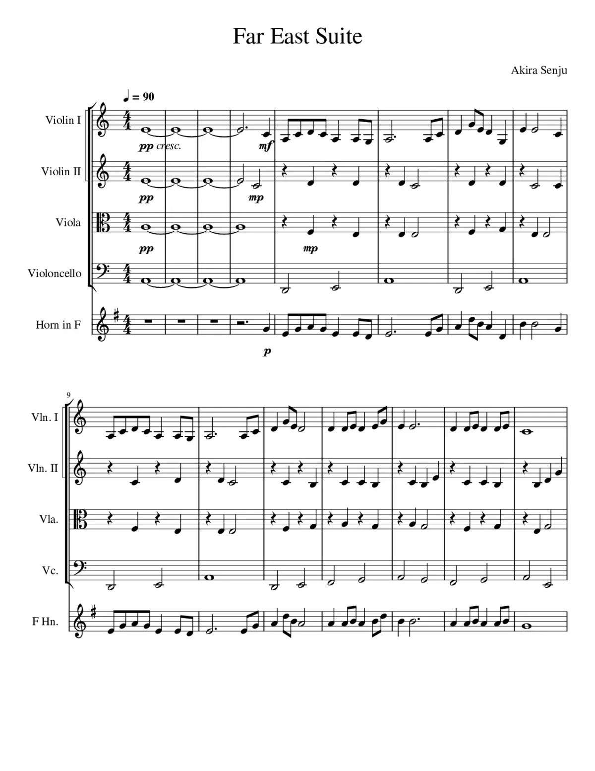 Far East Suite - Page 1