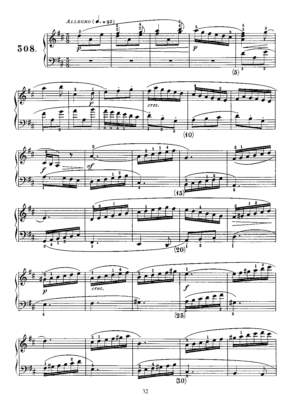 Keyboard Sonata in D major - Page 1