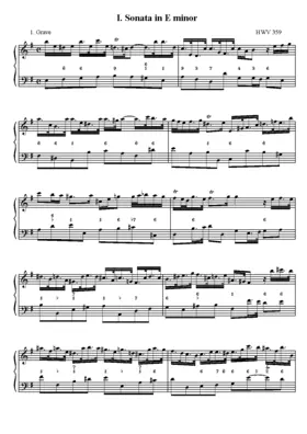 Flute Sonata in E minor