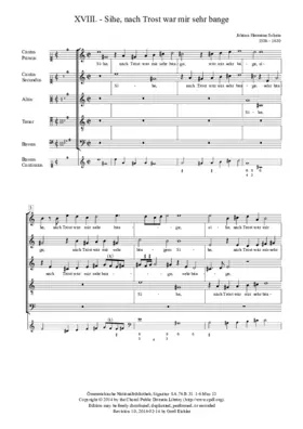 Siehe, nach Trost war mir sehr bange