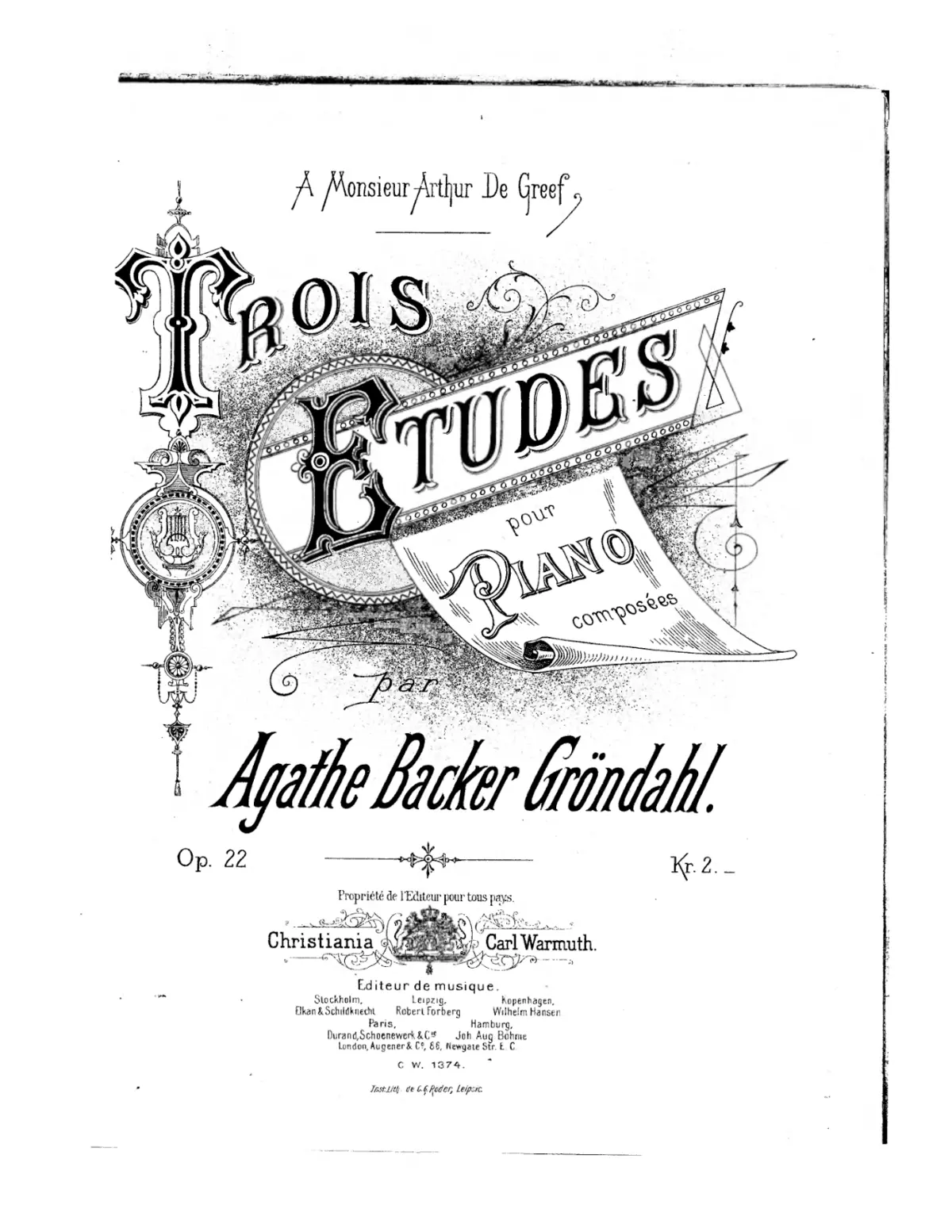 3 Etudes - Page 1