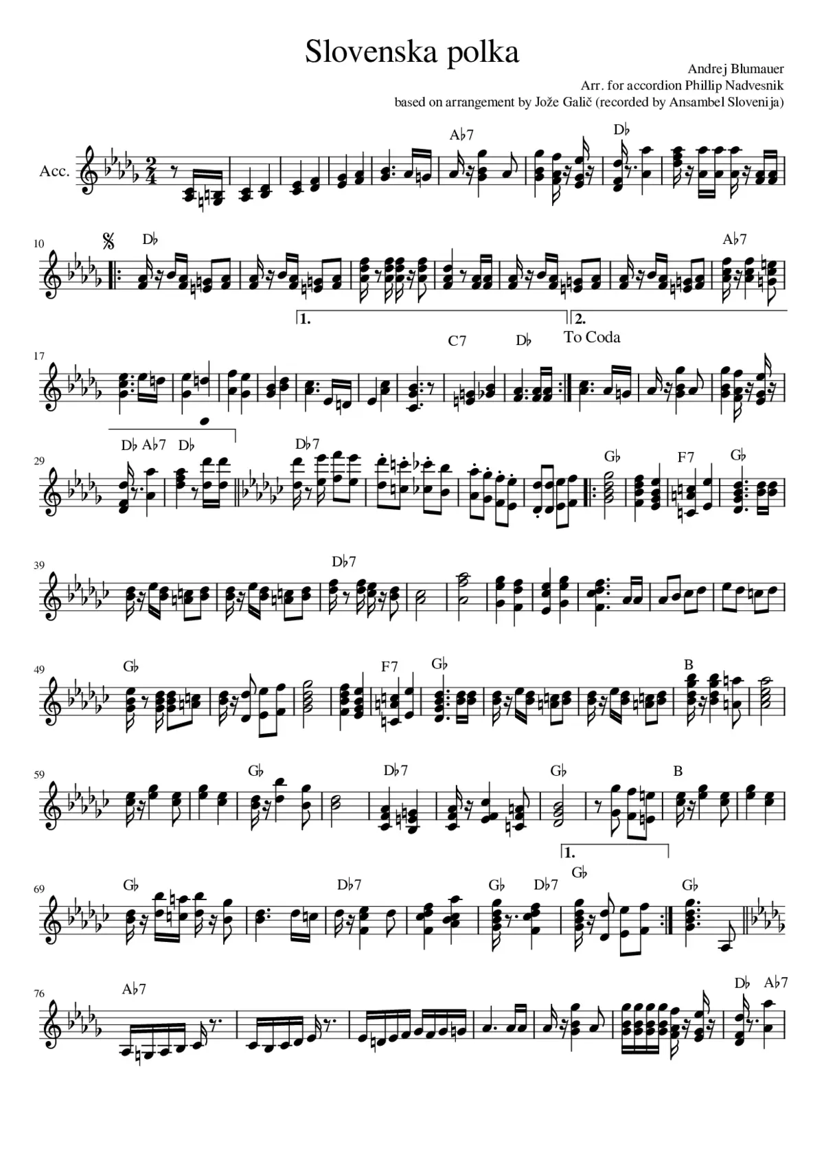 Slovenska polka - Page 1