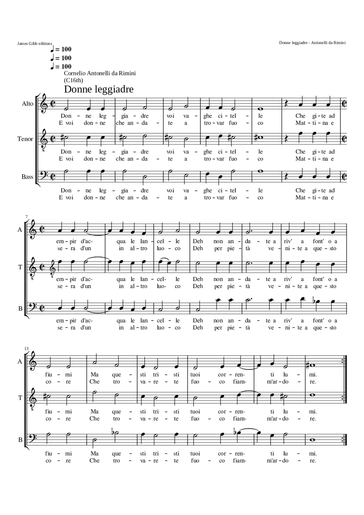 Donne leggiadre - Page 1