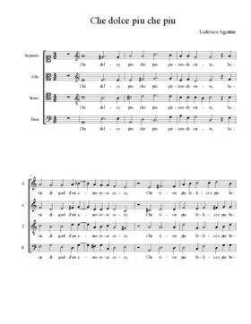 Che dolce piu che piu