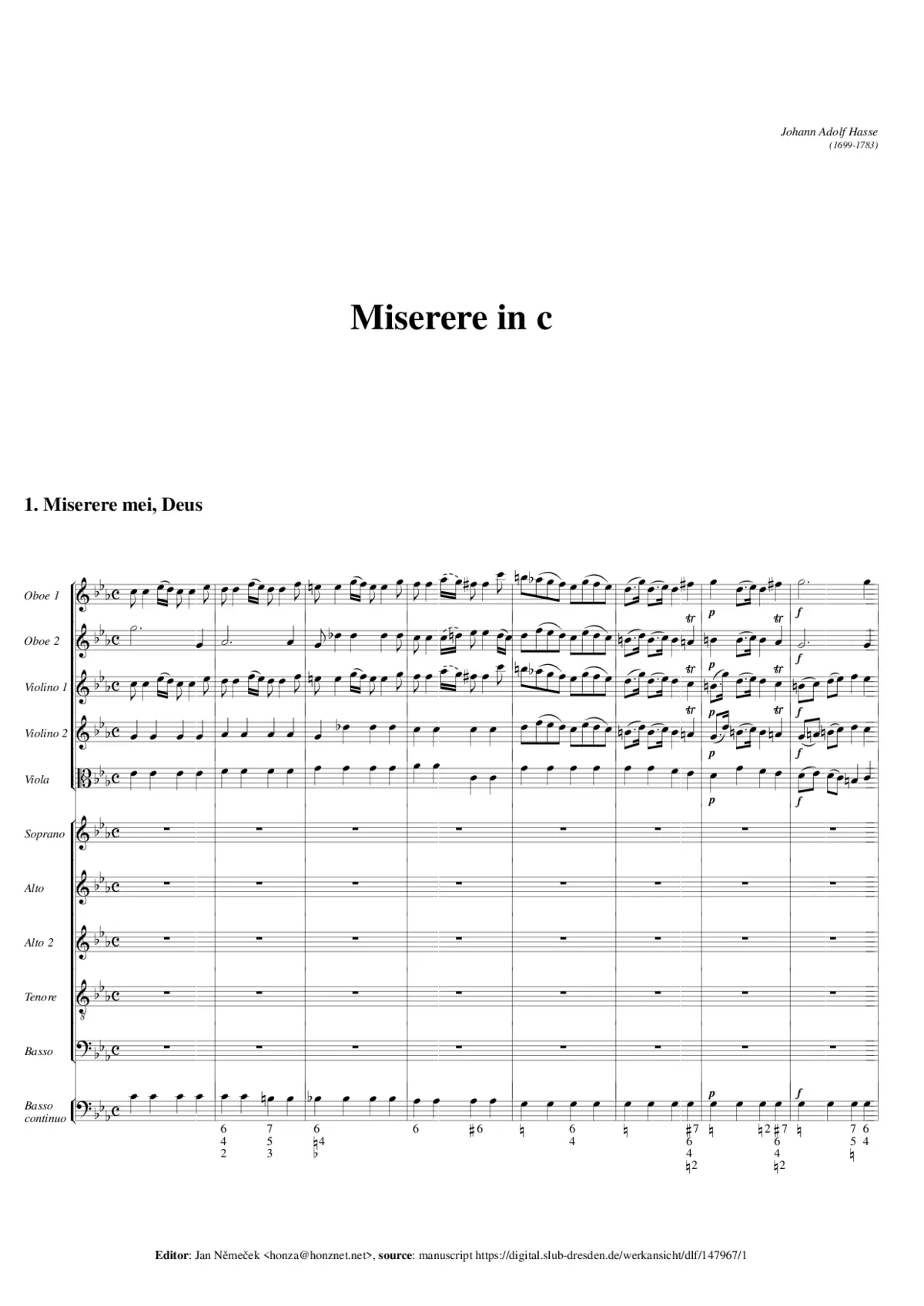 Miserere in C minor - Page 1