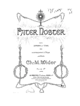 Pater noster pour soprano et ténor