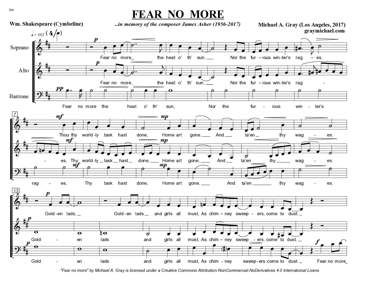 Fear no more - Page 1