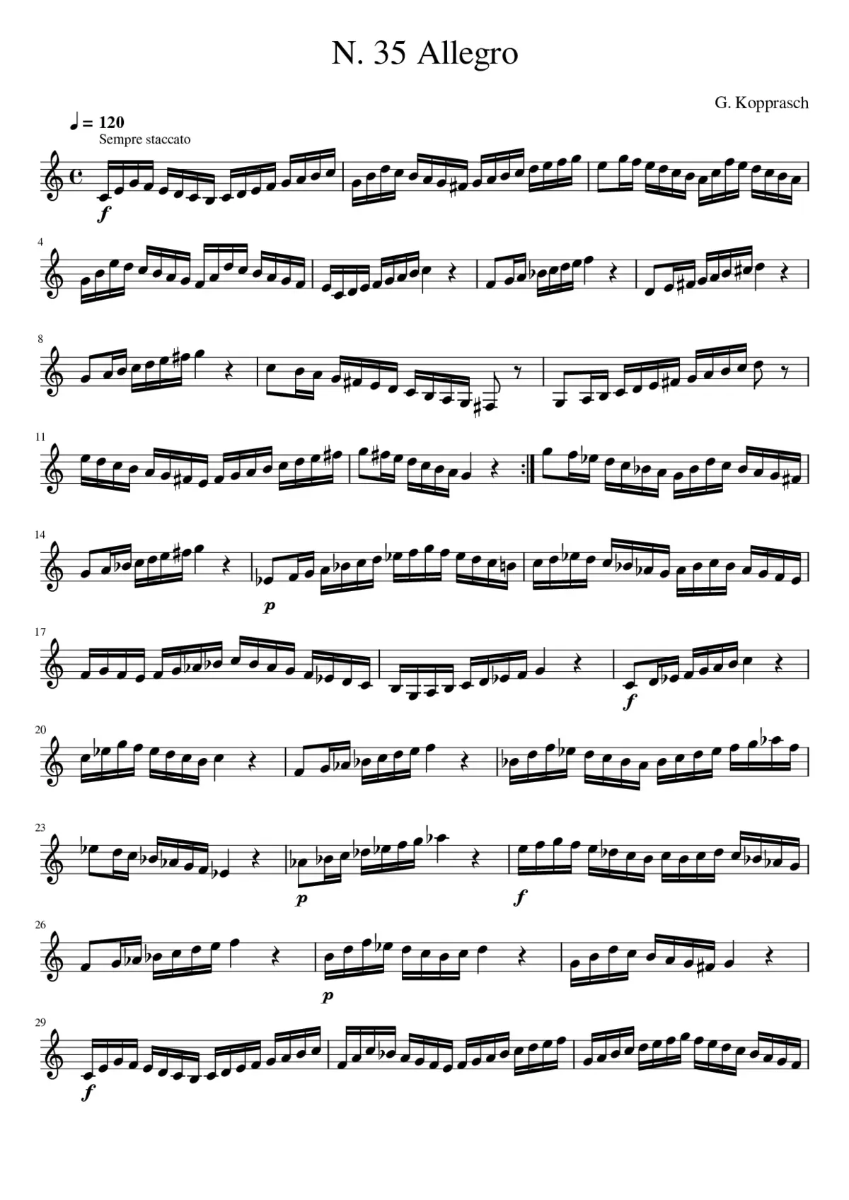 60 studies for bass horn - Page 1