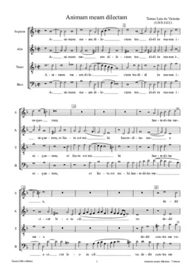 Animam meam dilectam