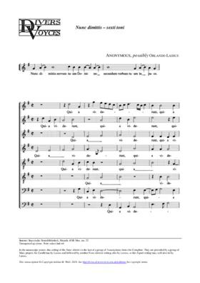 Nunc dimittis (sexti toni)