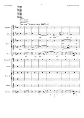 Die mit Tränen säen SWV 42