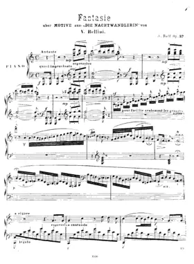 Fantaisie mélodique sur La sonnambula, de Bellini