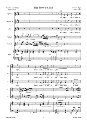 The Snow, Op. 26, No. 1