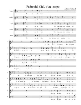 Padre del Ciel, s'un tempo