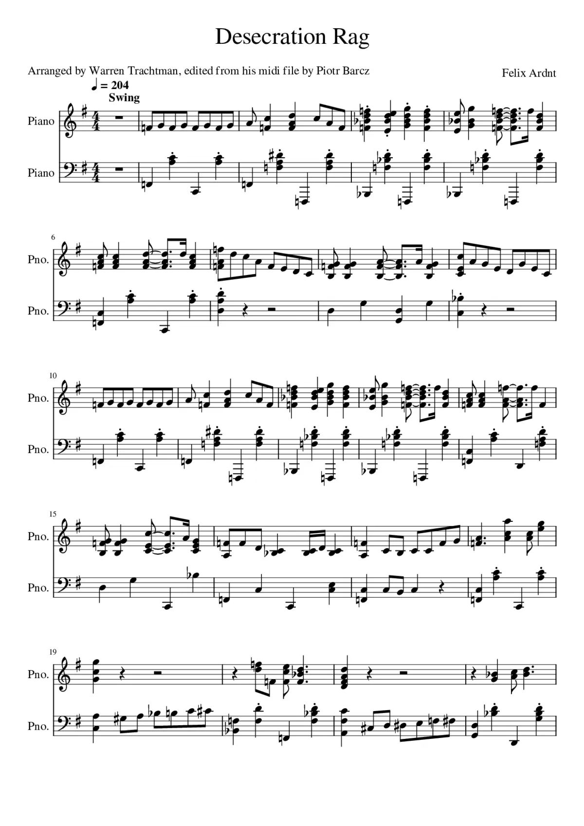 Desecration - Page 1