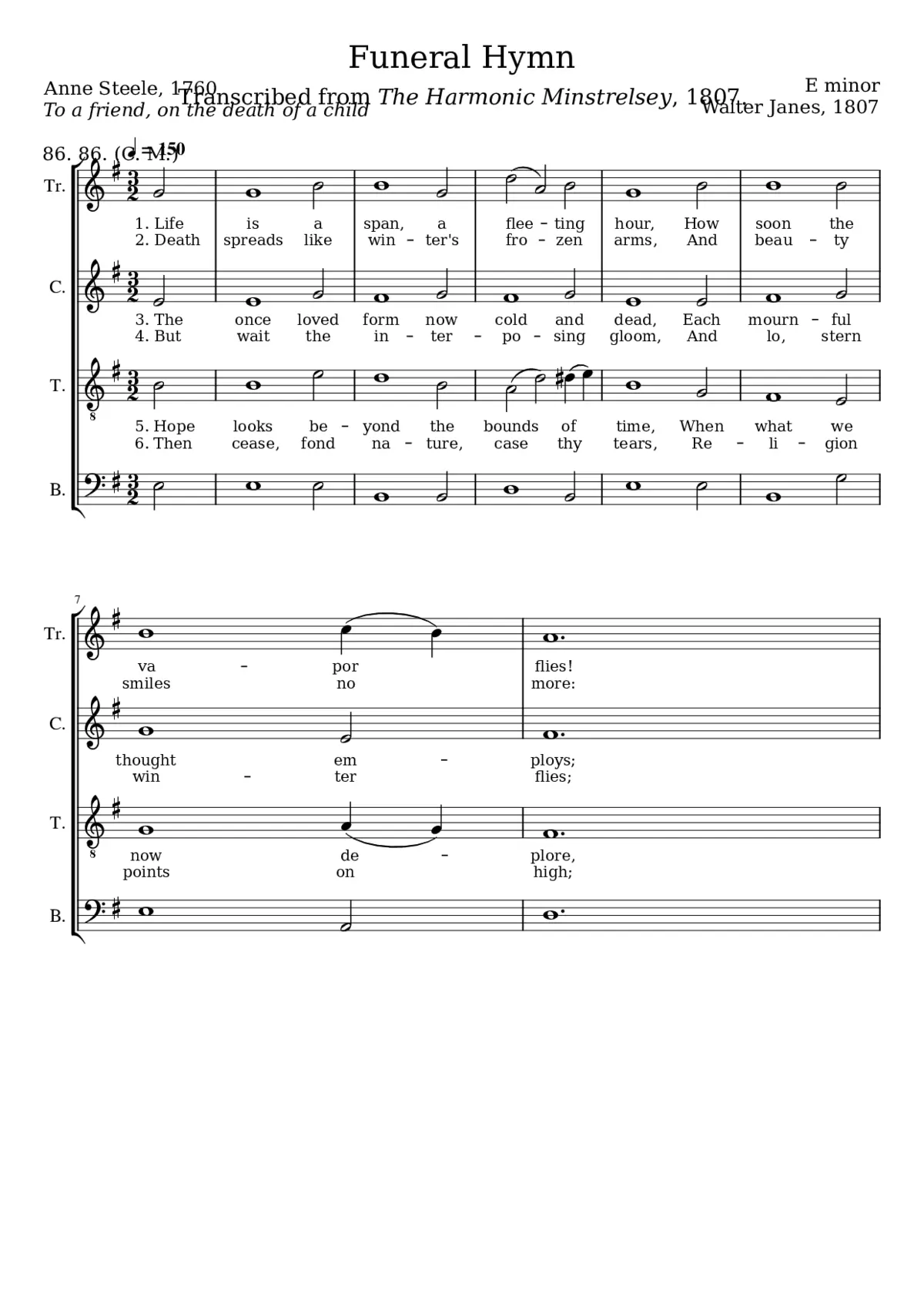 Funeral Hymn - Page 1