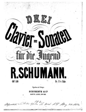 3 Piano Sonatas for the Young