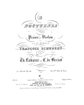 3 Nocturnes sur les mélodies de Schubert
