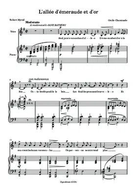 L’allée d’émeraude et d’or