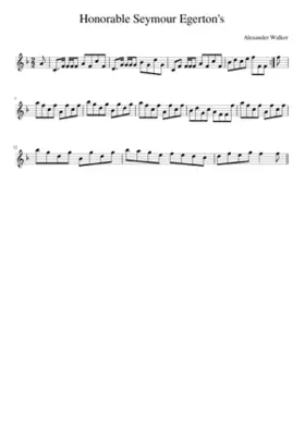 Honorable Seymour Egerton's